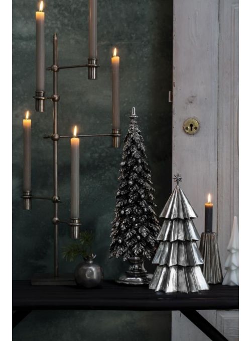 chandelier Vionia gris argenté